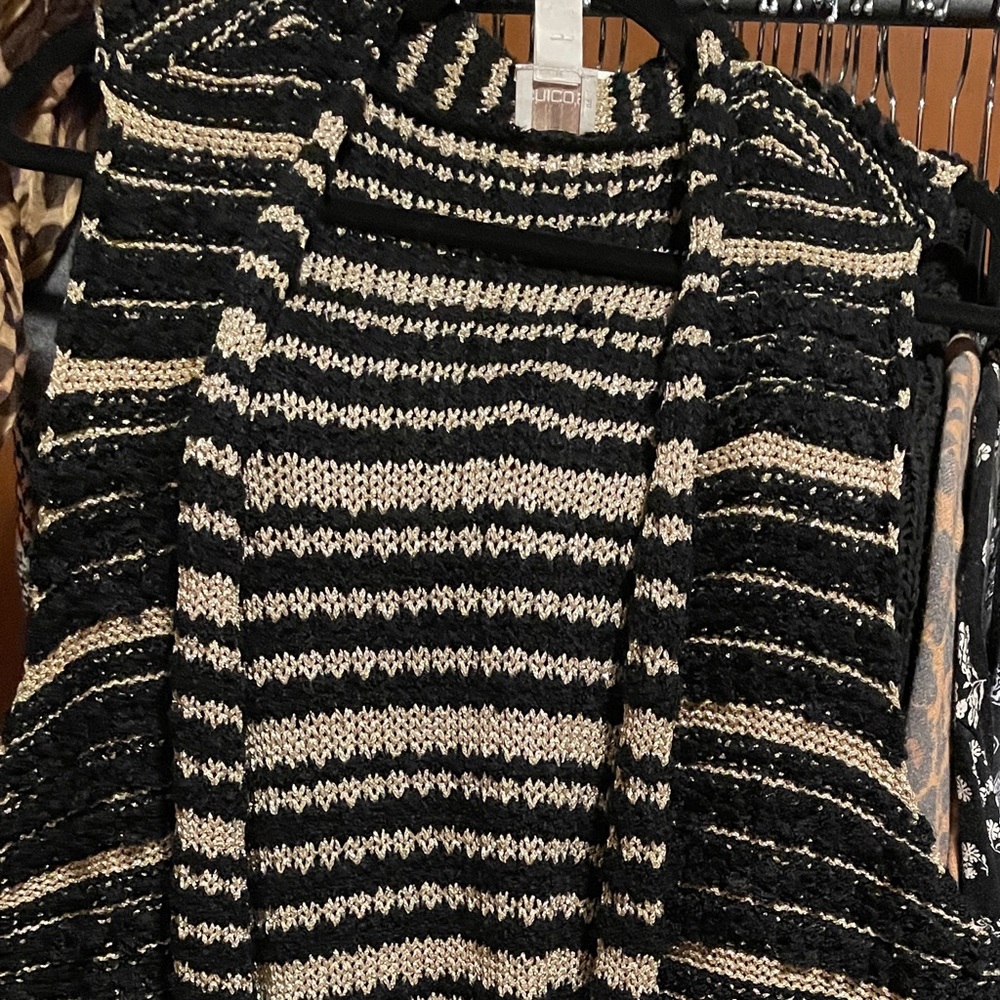 Chico’s Size 3 Duster/Sweater Vest